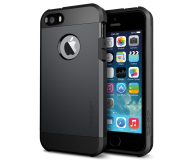 Spigen Tough Armor Czarny iPhone 5/5S - 1401595 - zdjęcie 1